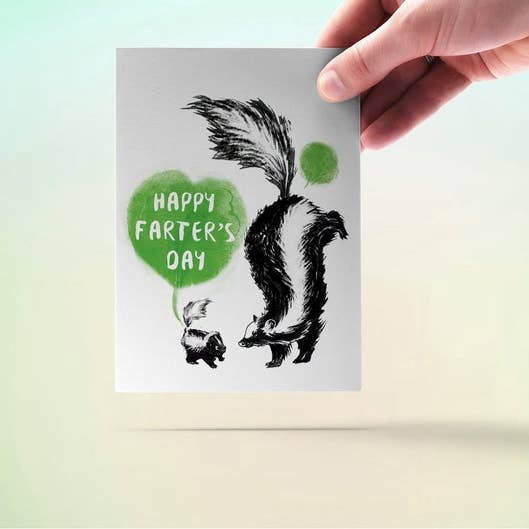 Liyana Studio - Wholesale Vaderdagkaartje - Scheet Skunk Dad - Funny Fathers Day Card