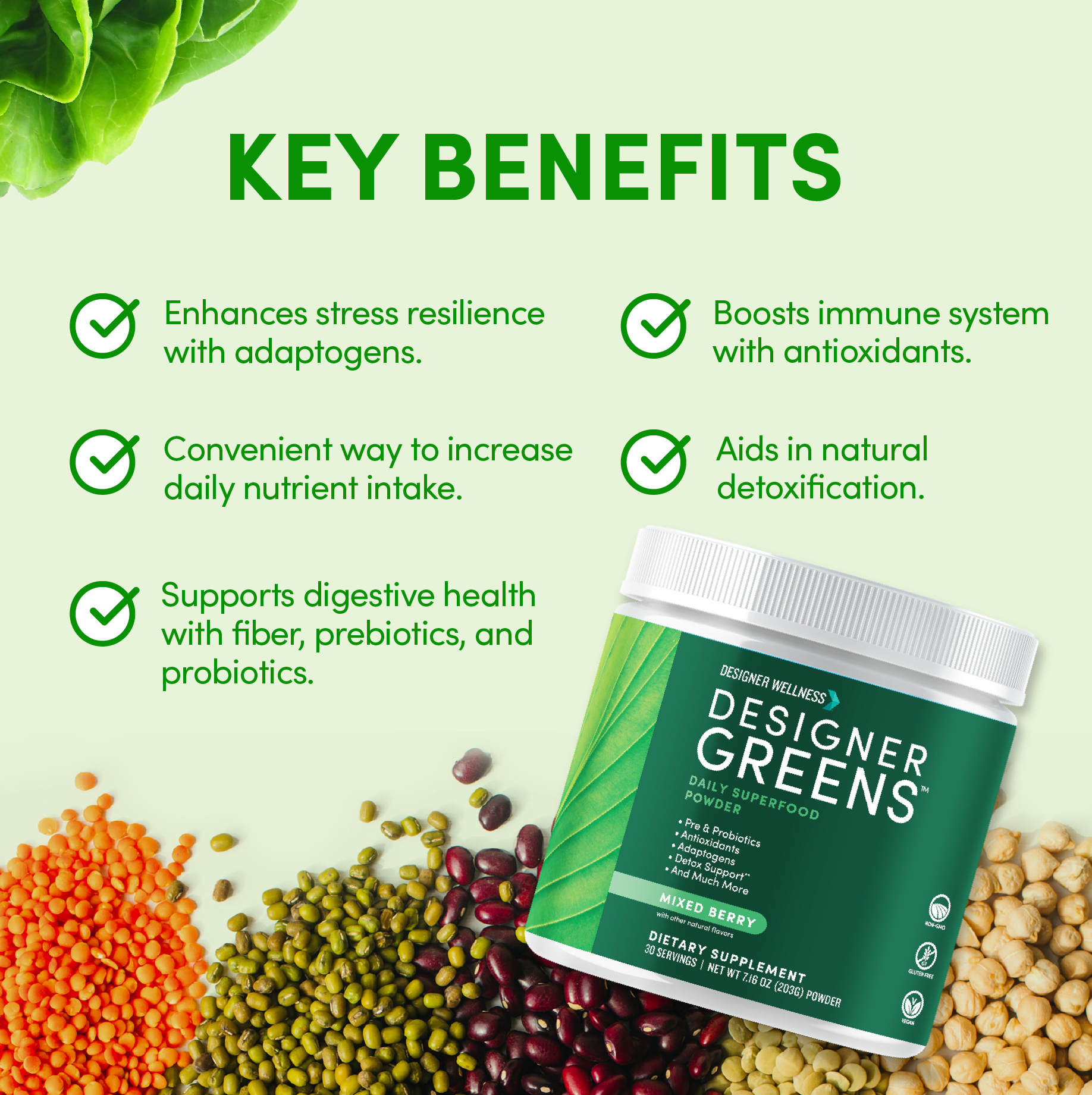 Designer Wellness - Wholesale Protein/Superfood Powder - Designer Greens6