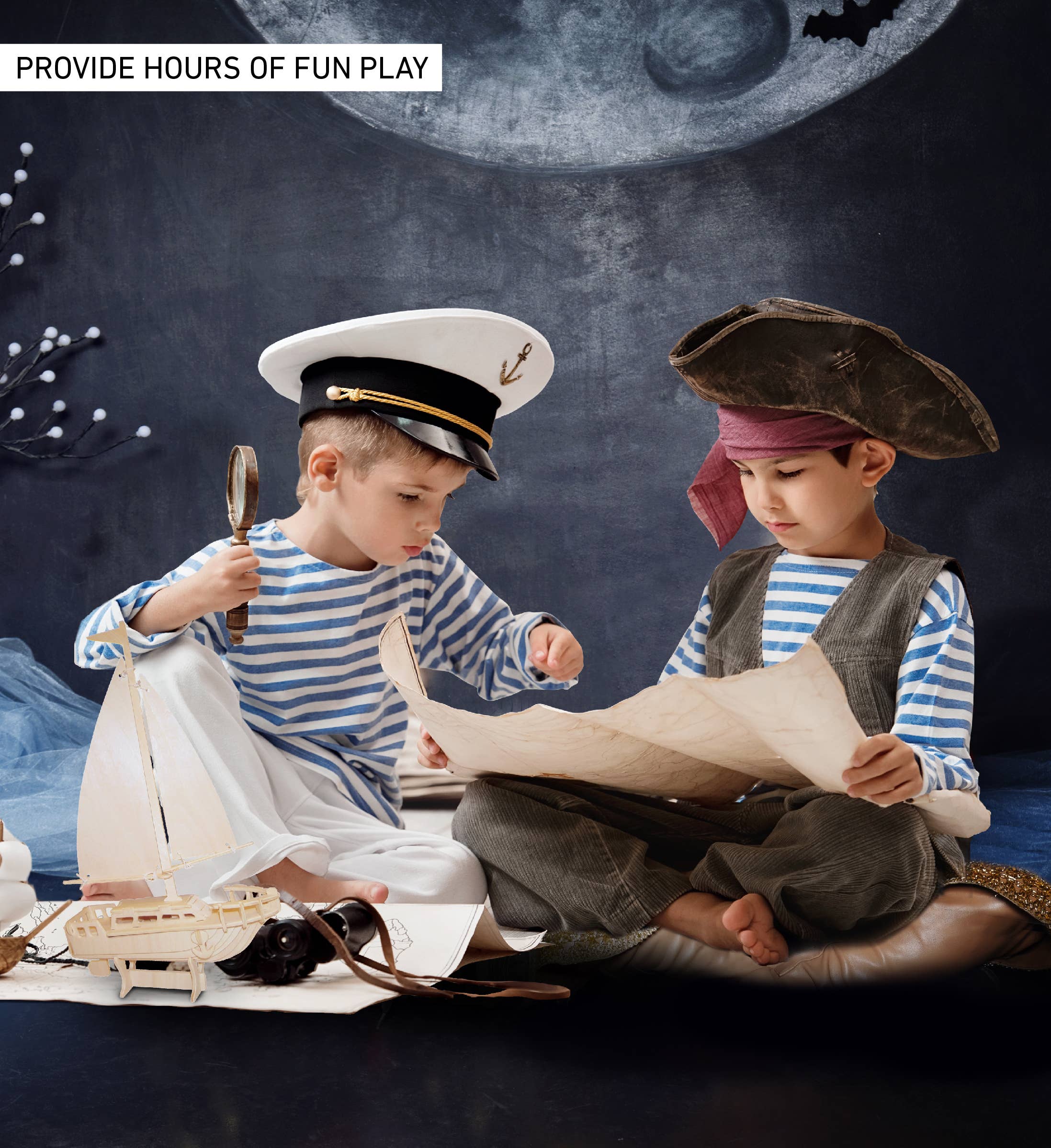 Cota Global – wholesale Pussel - Barn – 3D-pussel - Segelbåt3