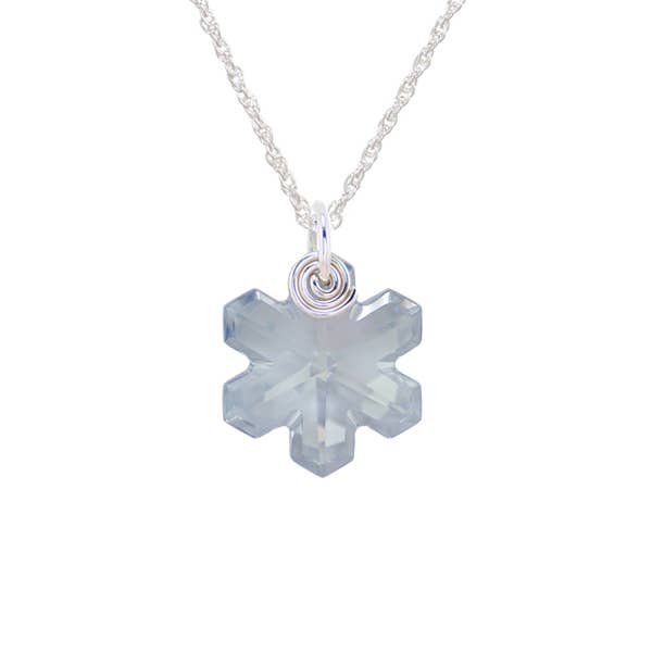 Snooty Jewelry - Wholesale Pendant/Charm Necklace - 20mm Crystal Snowflake Necklace1