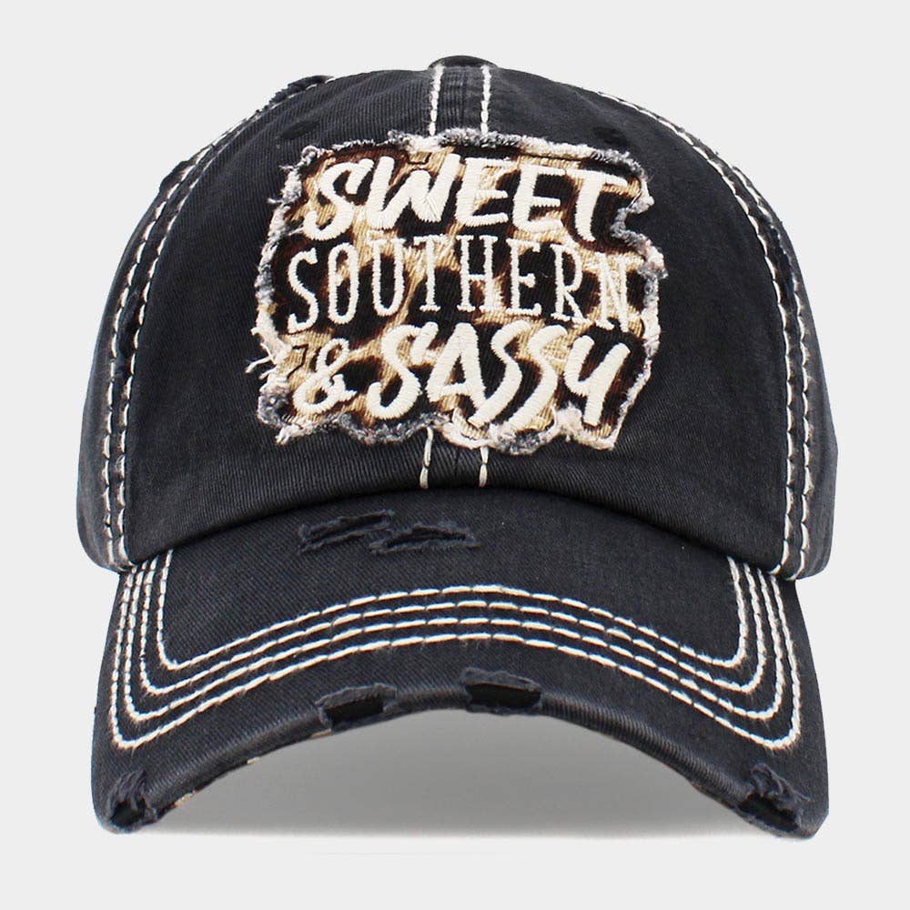 Sensibling Corp. - Wholesale Baseball Cap - Women's - SWEET SOUTHERN SASSY Vintage Baseball Cap3