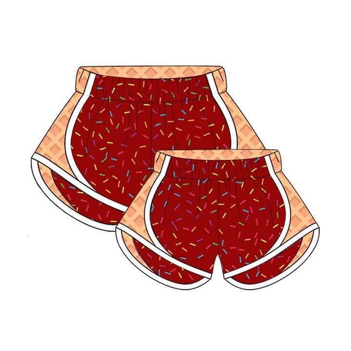 Pantalones cortos de helado rojo goteando para venta al por mayor de Parish Culture