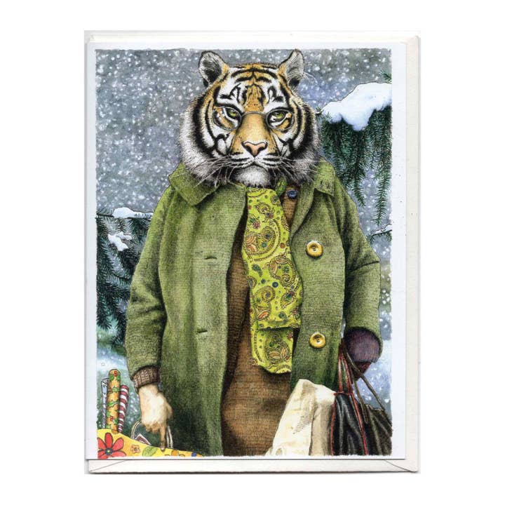 Atenta! Cartão de Férias por atacado de Dandy Lion Press