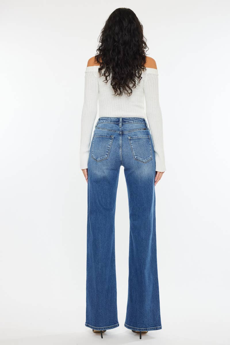 MEDIUM OPEN PACK ULTRA HIGH RISE 90’S FLARE JEANS-KC2578M for wholesale on Faire7