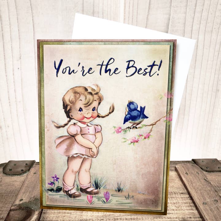 Biglietto d'auguri «Tu sei il miglior biglietto» per la vendita all'ingrosso da parte di Yesterday's Best