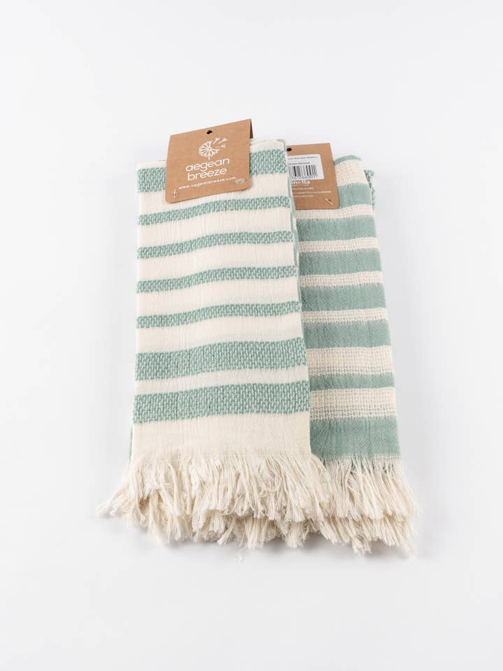 Rainbow Kitchen Towel-Neutral for wholesale by Coccinella- Mediterranean Heritage