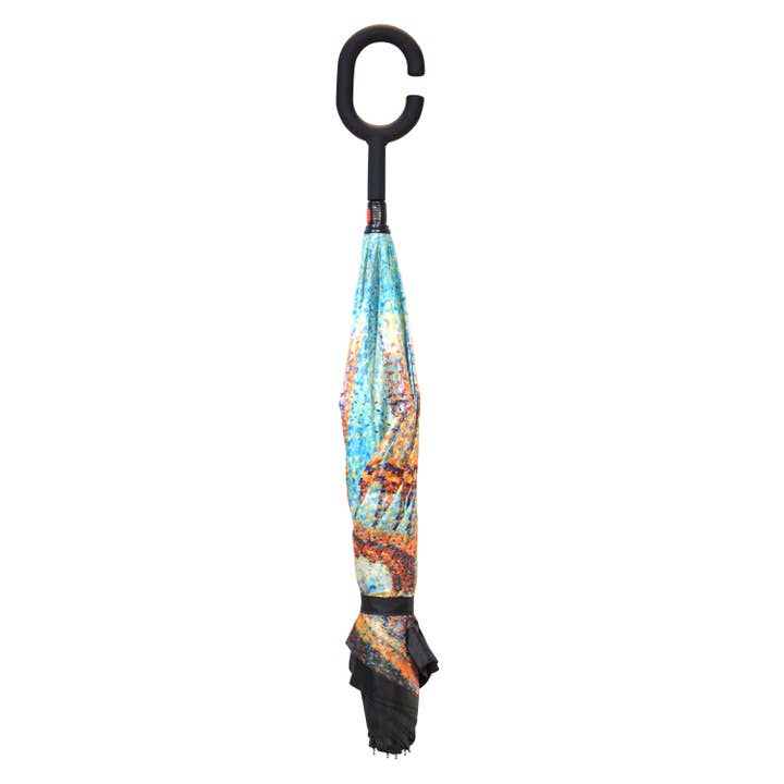 Nupouch / Nufoot - Vente Parapluie – femme - Parapluie inversé Topsy Turvy - 31 couleurs et motifs magnifiques50
