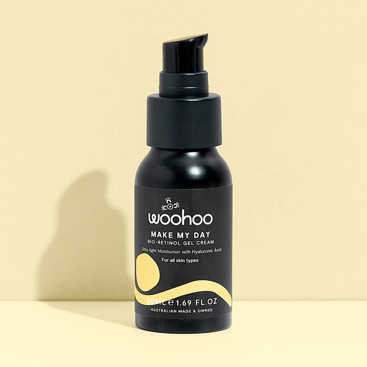 'Make My Day' Bio-Retinol Gel Cream for wholesale by Woohoo Body