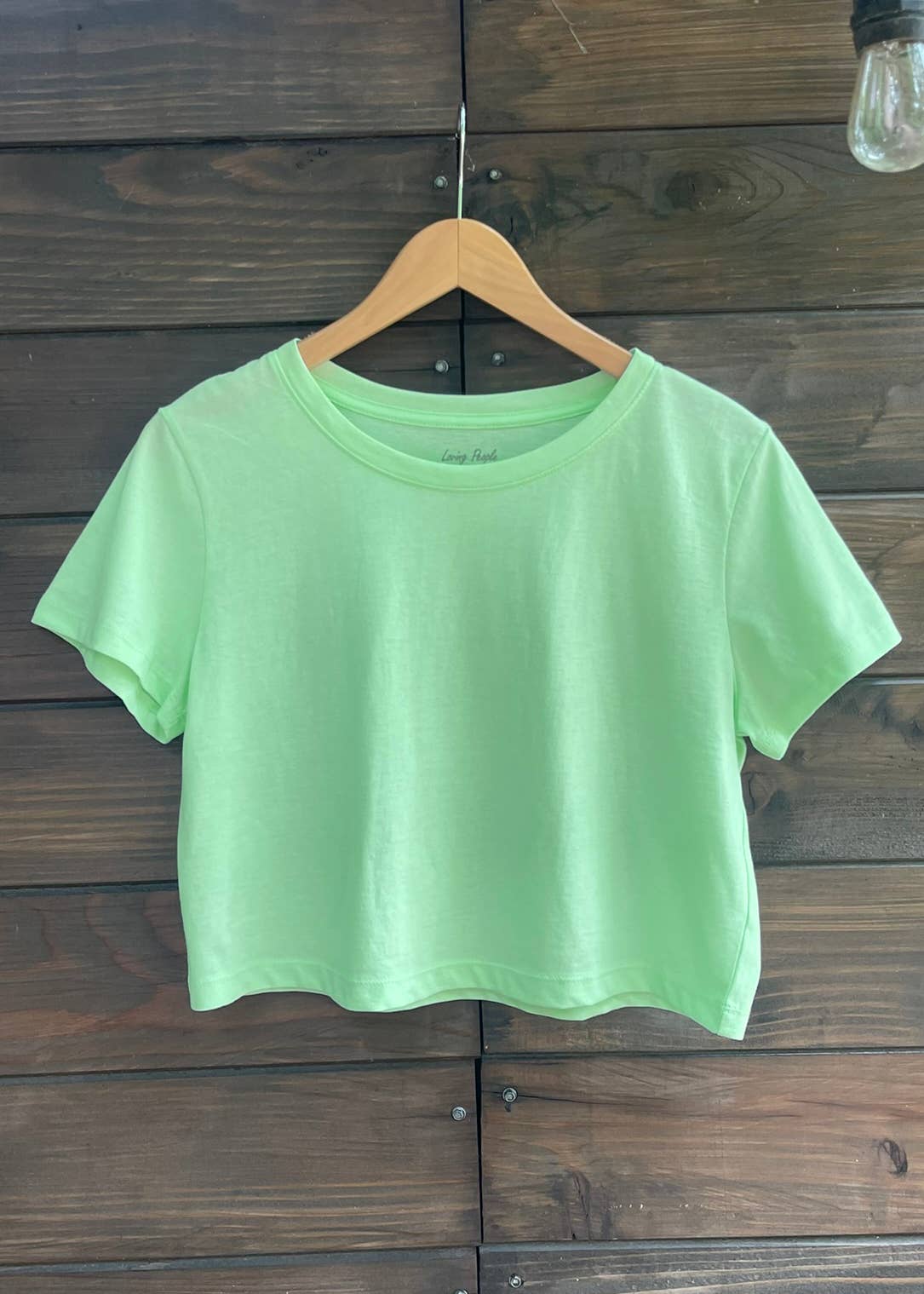 LOVING PEOPLE - Wholesale T-shirt – women's - Premium Cotton Crop Tops (New Colors!)78
