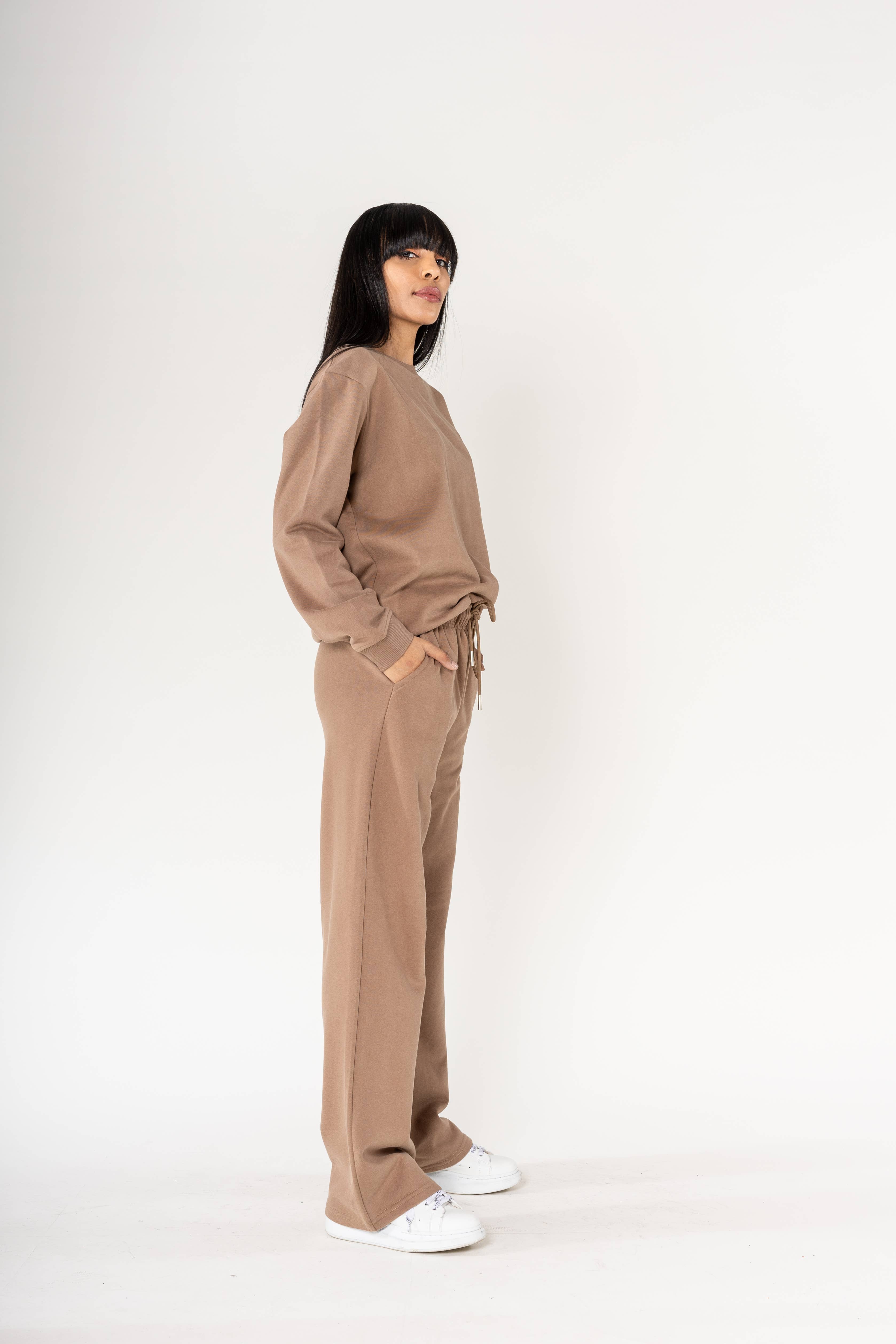 Nina Carter - Vendita all'ingrosso Set di top - Donna - Completo jogging Nina Carter con calzini svasati F022+F02337