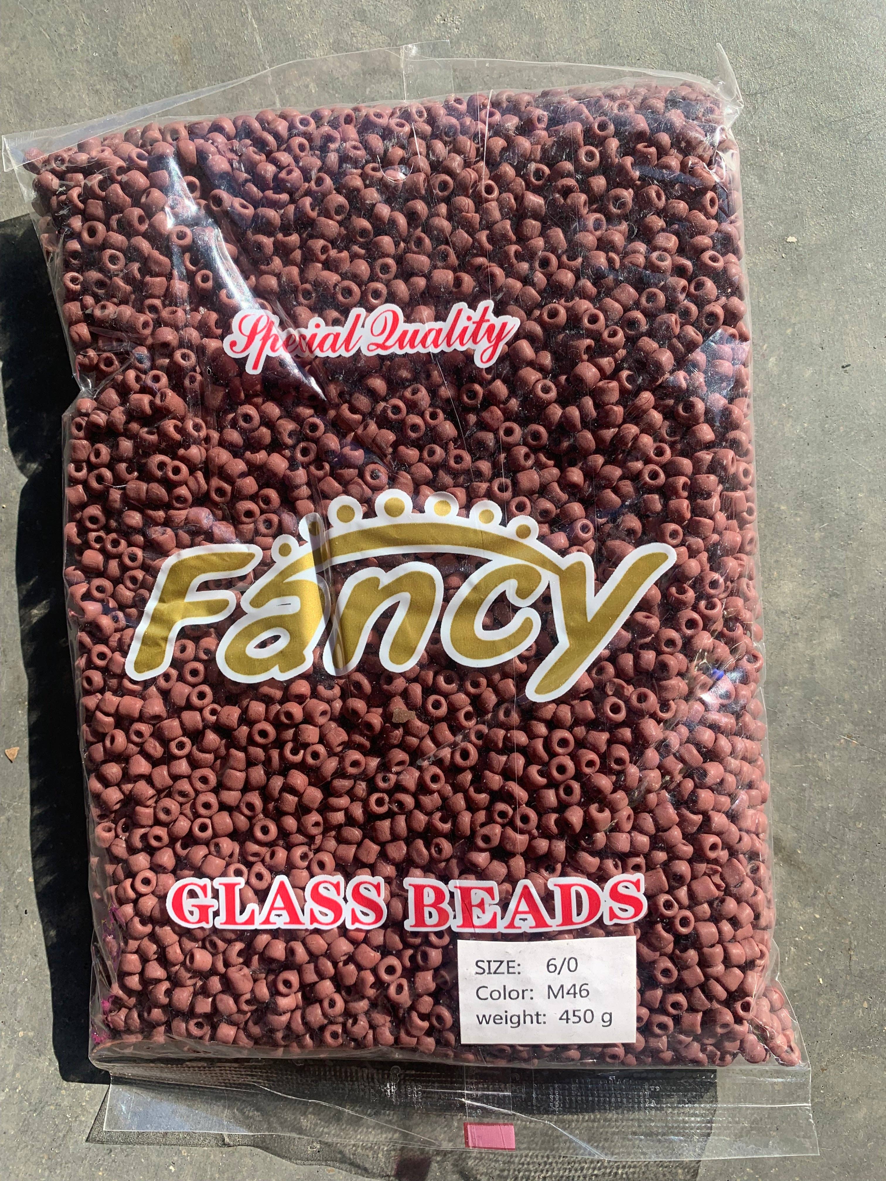 MaddieMayShop - Venta al por mayor Cuentas - Perlas de semillas 6/0, perlas de semillas a granel, perlas de vidrio esmerilado de 450 gramos16