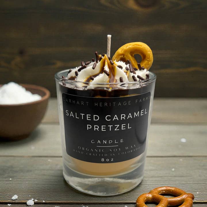 Vela de Pretzel con Caramelo Salado para venta al por mayor de Carhart Heritage Farms