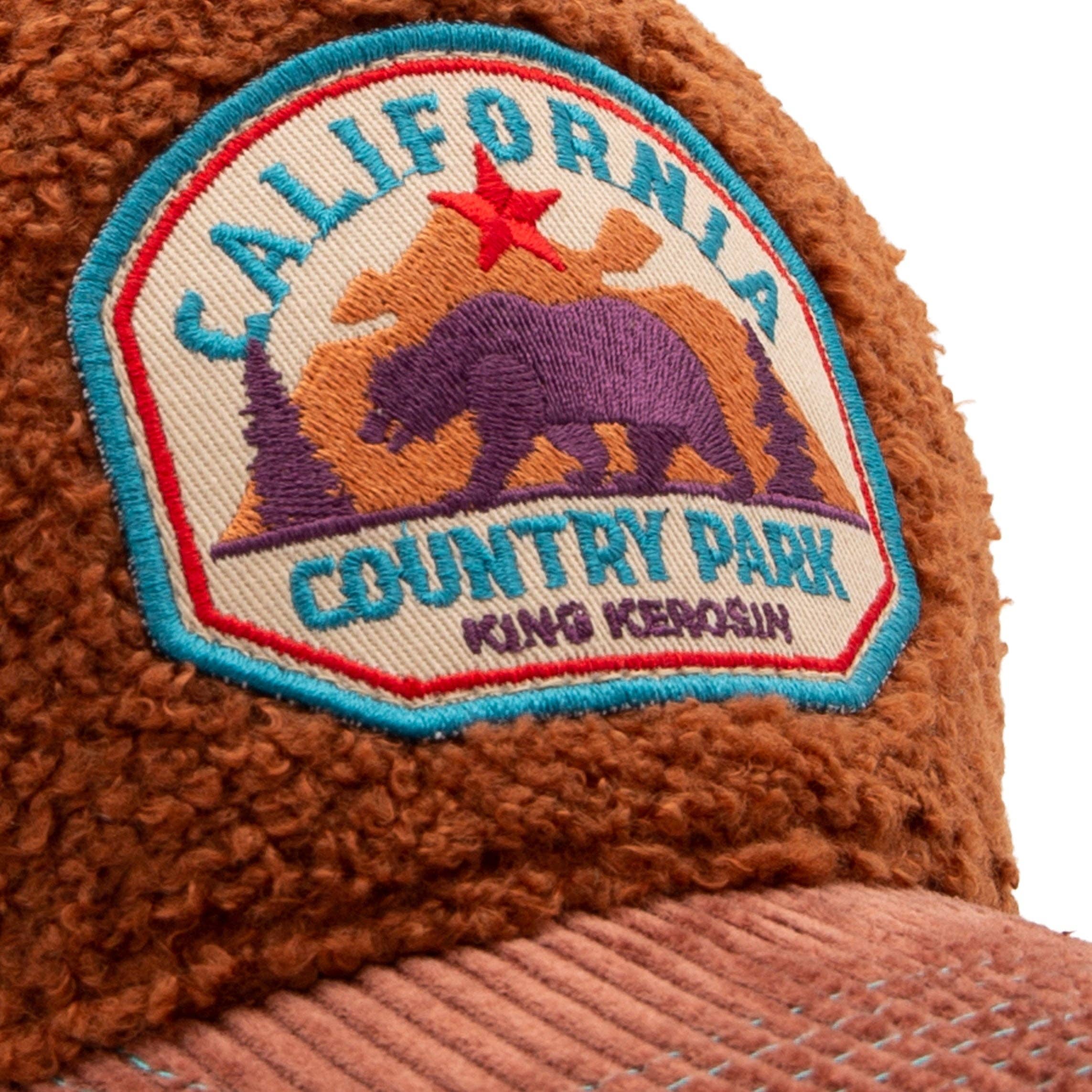 brown Baseball Cap "California Country Park" for wholesale on Faire3