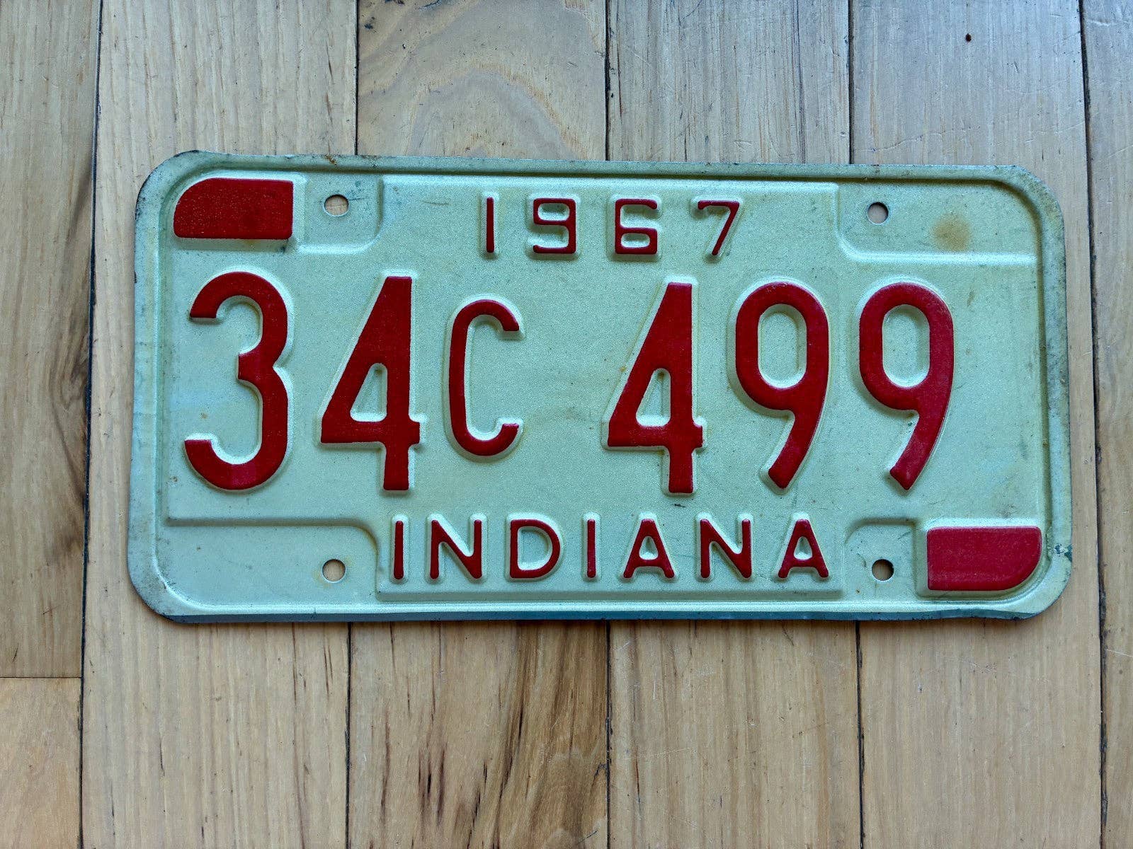 RusticPlates – Großhandel Schilder – 1967 Indiana Nummernschild0