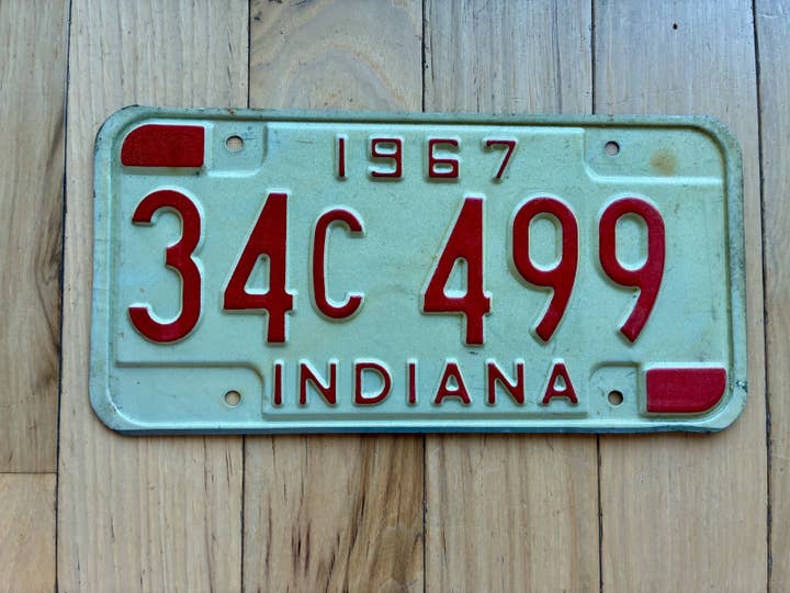 RusticPlates – wholesale Sign – 1967 Indiana License Plate