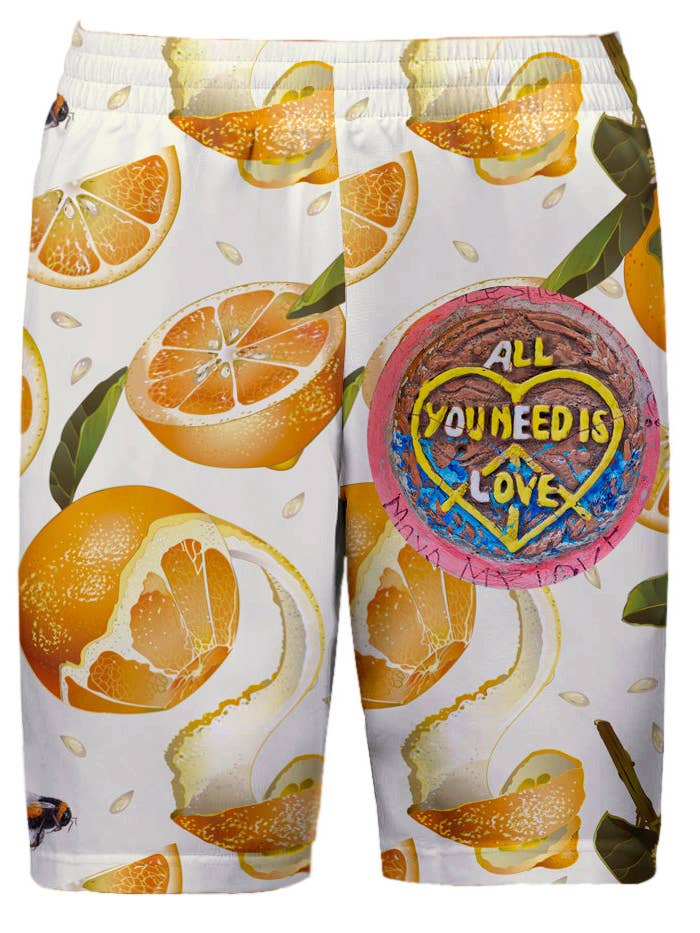 Fishikii Orange Bermuda Shorts | BERMUDA.07 for wholesale by Fishikii