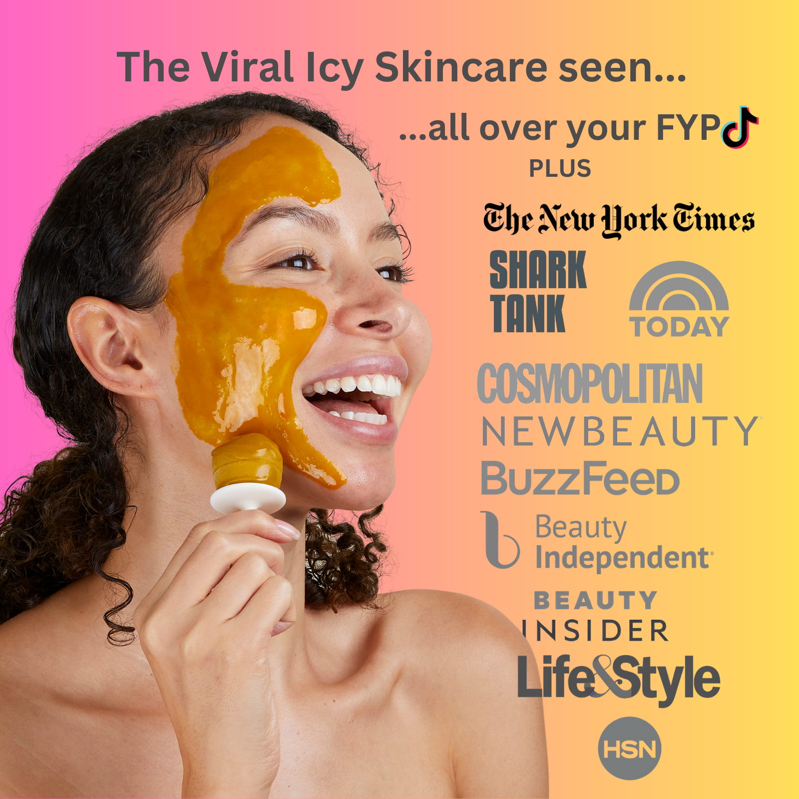 Love & Pebble - Vente Masque pour le visage - Coffret BEAUTY POPS™ Éclat & Apaisement - Soin Visage Glacé5