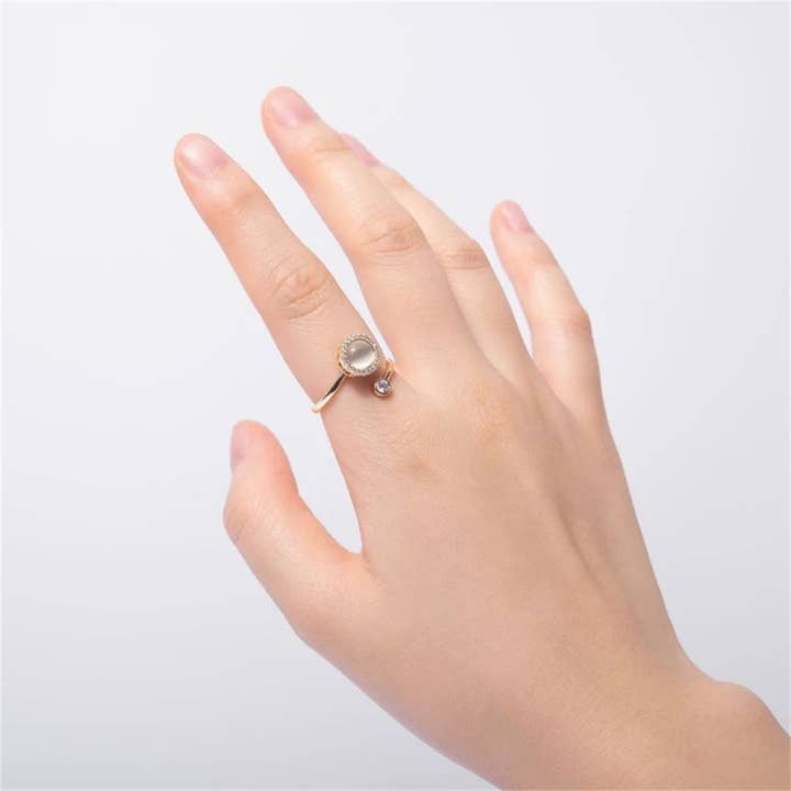 Ashlen - Wholesale Multi-Stone Ring - CLASSY SPINNING RING (ADJUSTABLE)3