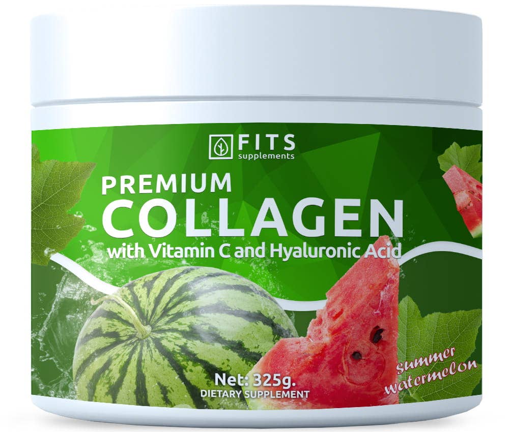 FITS - Wholesale Protein/Superfood Powder - Premium Collagen Summer Watermelon powder 325g