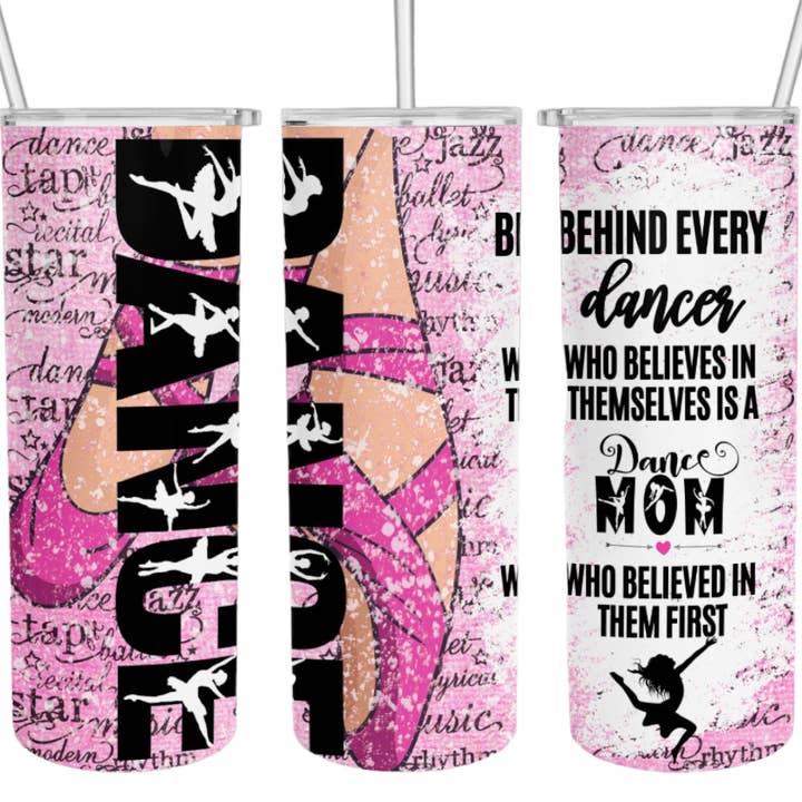 Bicchiere Dance Mom da 20 once perfetto per la festa della mamma! per la vendita all'ingrosso da parte di Perfectly Diverse Trendz, LLC