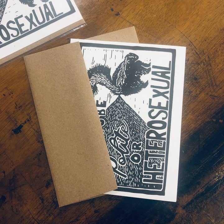 Critter Butts - Wholesale Gewone wenskaart - Een Onbeschofte, Queer Stinkdier - 100% Gerecyclede Wenskaart2