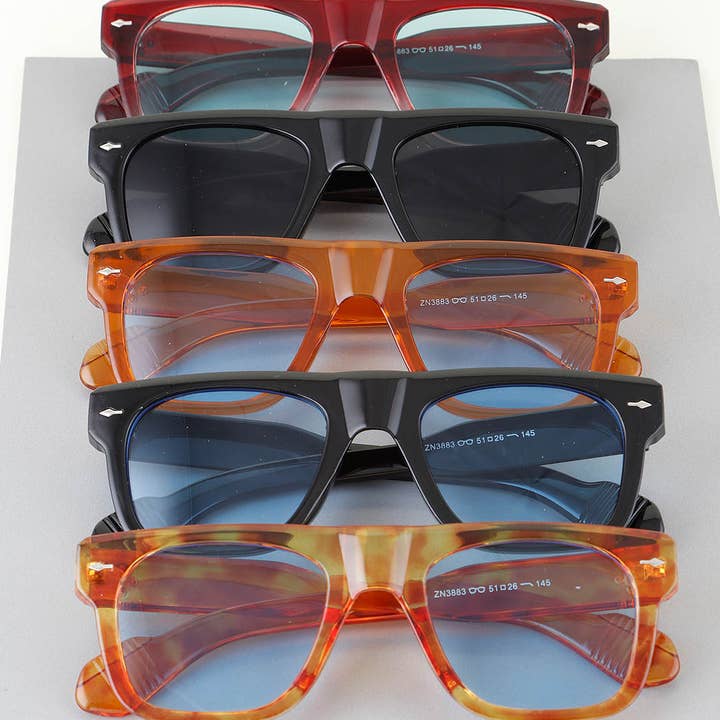 Cool Tinted Arrow Sunglasses for wholesale by 3AM BY H&D ACCESSORIES