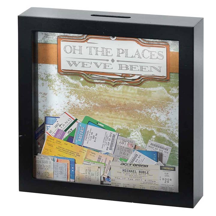 Dicksons - Wholesale Decorative Box - 🍗Oh The Places Ticket Keepsake Box