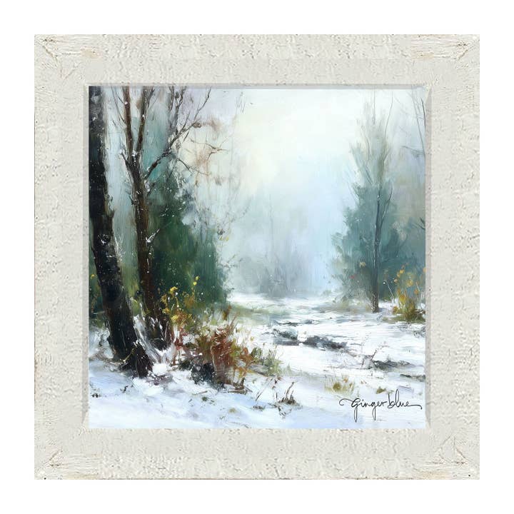 ginger blue - Wholesale Art Print - Snowy Forest2