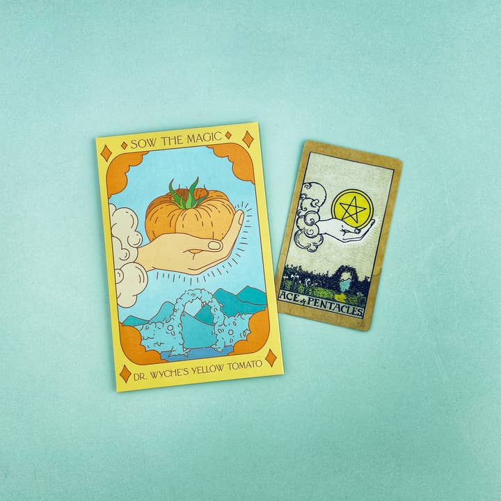 Sow the Magic - Wholesale Plant Seeds - Dr. Wyche's Yellow Tomato Tarot Garden + Gift Seed Packet