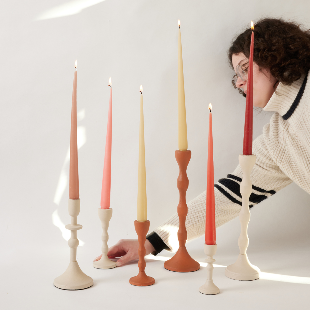 Bonheur du Jour – Engroshandel Lyseholder – Solar lysestage - 15 cm - Ecru3