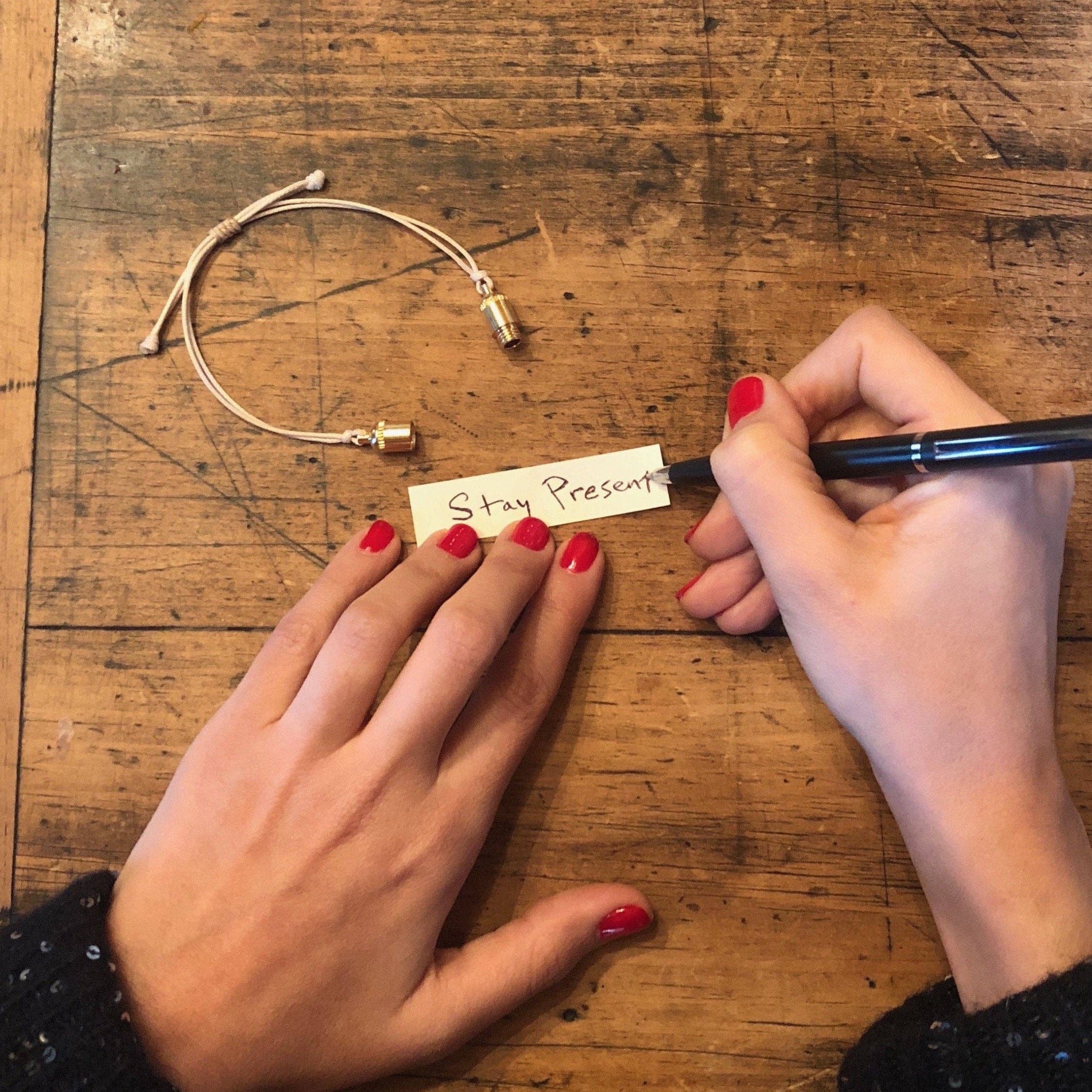 Intention Capsule - Wholesale Charm/Dangle Bracelet - Gunmetal Bracelet4