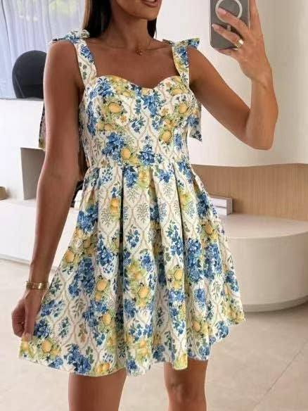 Short dress - 100% Viscose - 2583 for wholesale by ESTEE BROWN