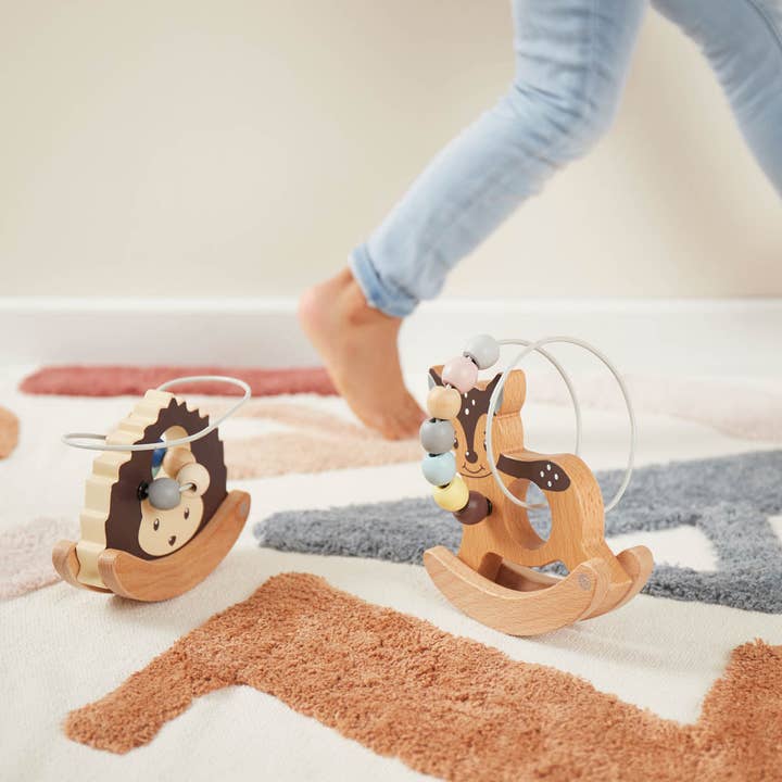 Bieco Spielwaren - Wholesale Wood Toy - Kids - Motor skills loop with seesaw hedgehog2