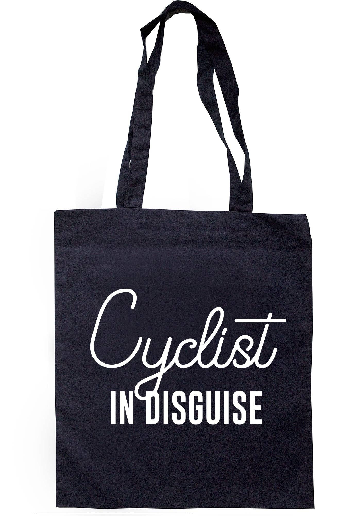 Illustrated Identity – wholesale Tote bag – Unisex – Cyclist In Disguise Tote Bag S00631