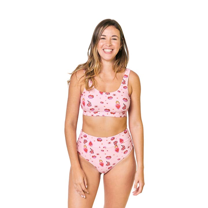 Flying Heart High Rise - Women Bikini for wholesale by Too Cool Beachwear