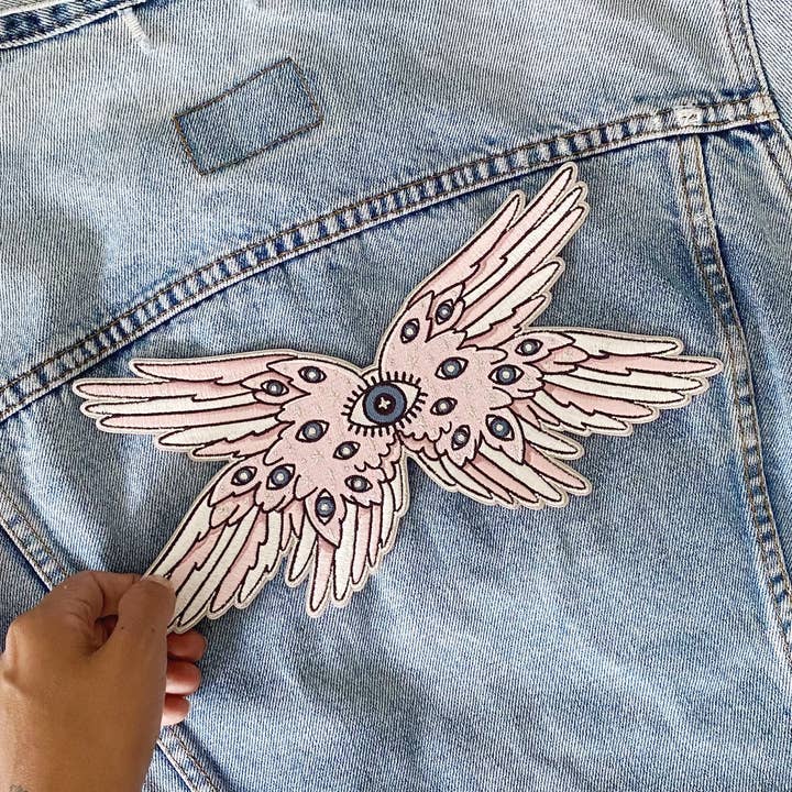 Angel Wing Back Patch for wholesale by Wildflower + Co.
