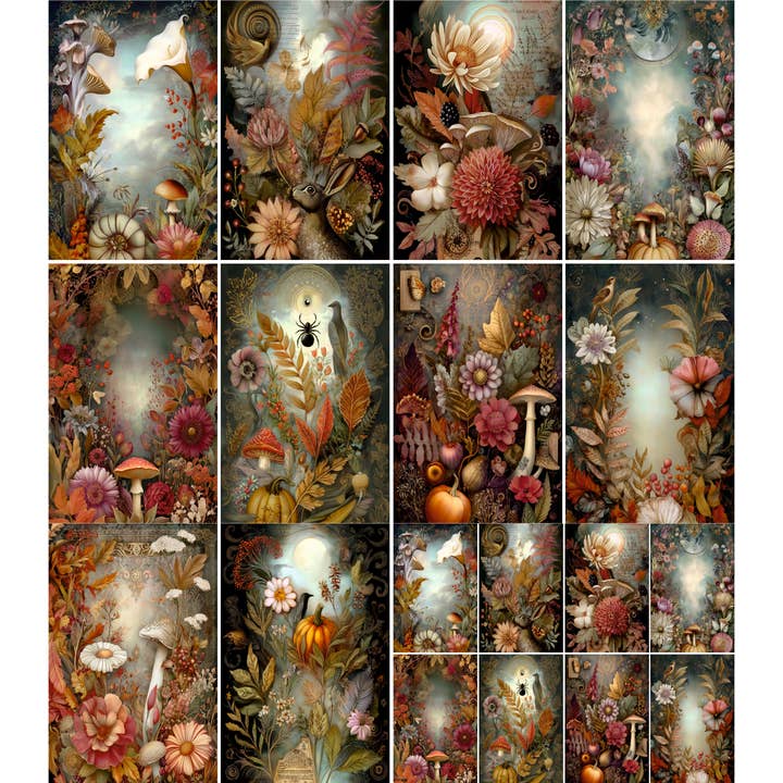 Magiska höstrispapper, 8 x 10,5 tum (A4) för wholesale av Craft Kreatively