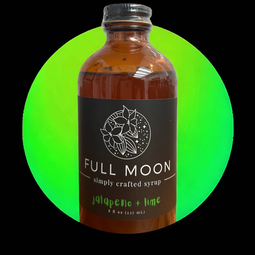 Full Moon - Wholesale Cocktail Mix/Syrup - Jalapeno Lime Simple Syrup2