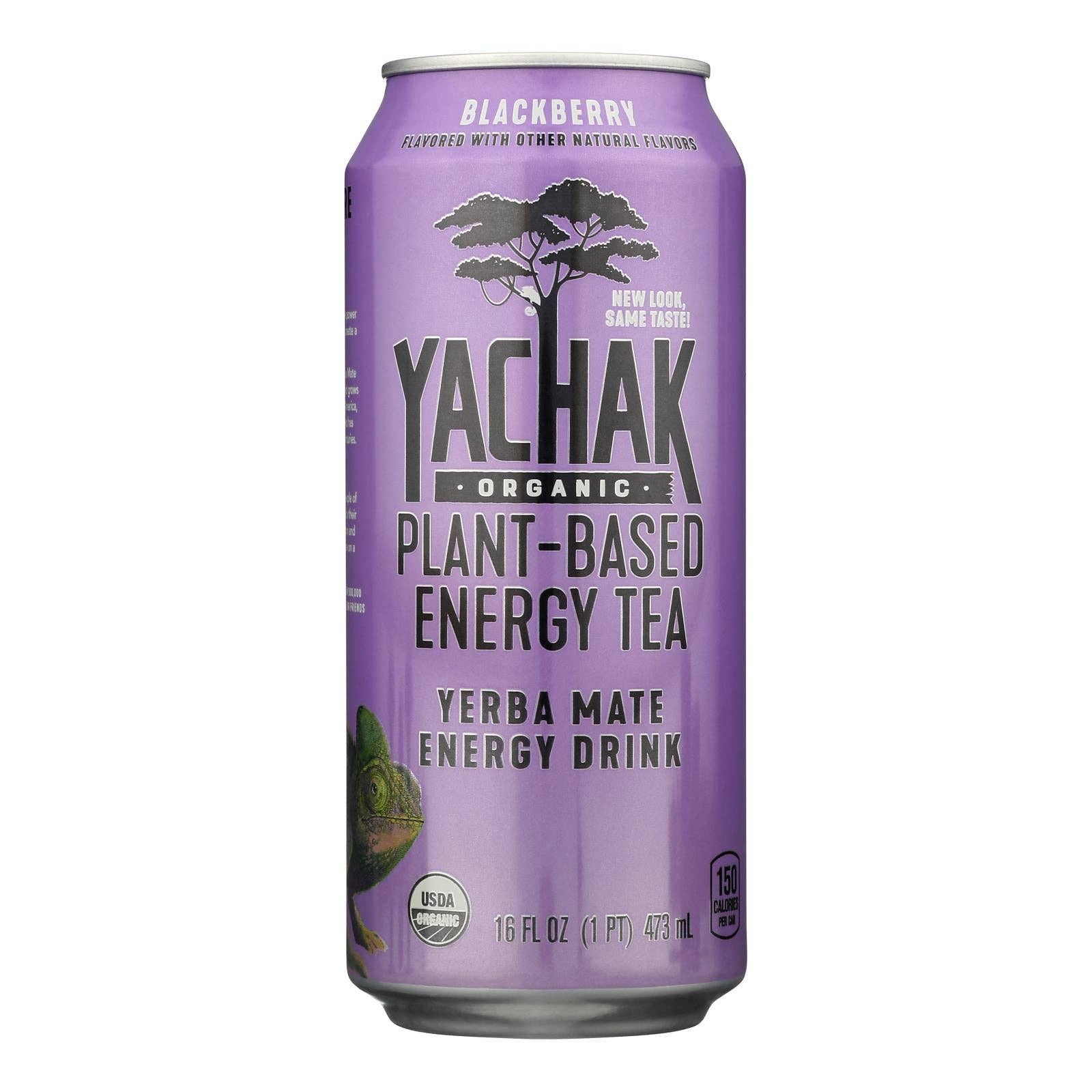 Everyday Supply Co - Wholesale Iced Tea - Yachak - Yerba Mate Blackberry - Case Of 12-16 Fz0