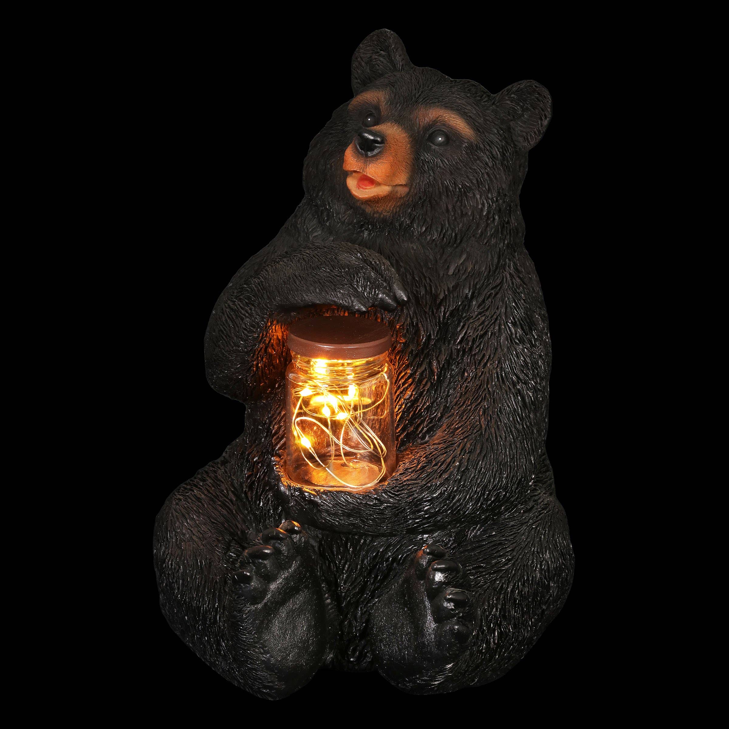 Exhart - Wholesale Outdoor Ornament/Decor - Solar Bear With Fireflies15