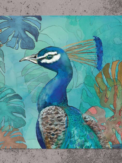 Påfugl Coaster for engroshandel hos Dollyhotdogs