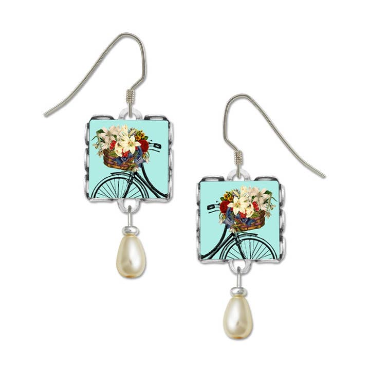 Bicycle Flower Basket for wholesale by Left Hand Studios