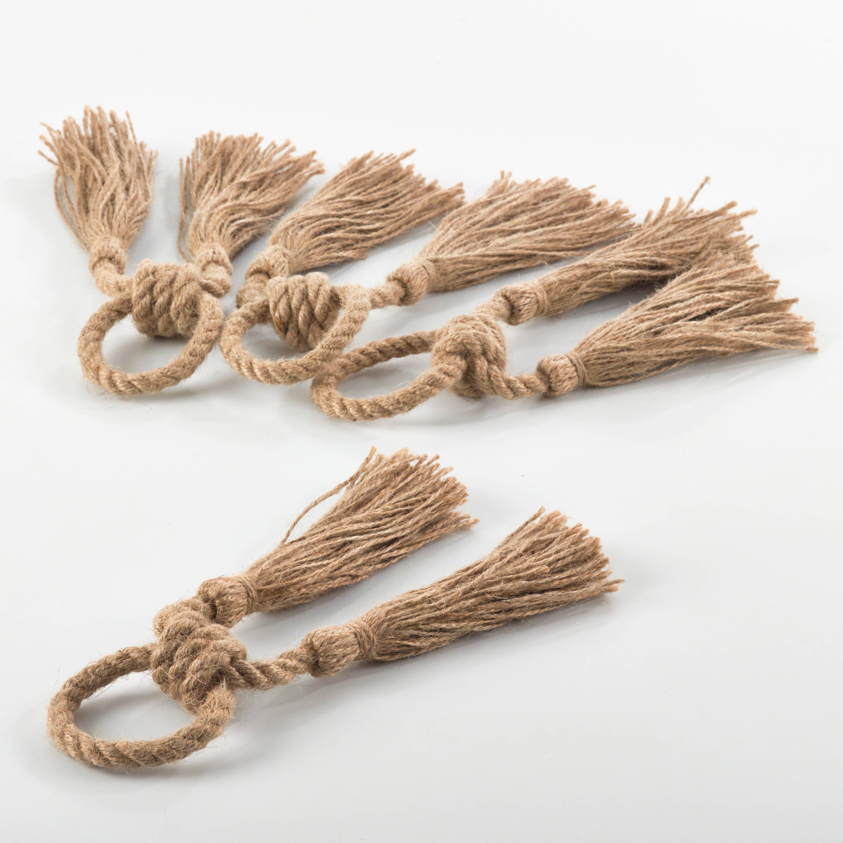 Saro Lifestyle - Wholesale Decorative Tassel/Wall Drop - Jute Tassel - 7.5"4