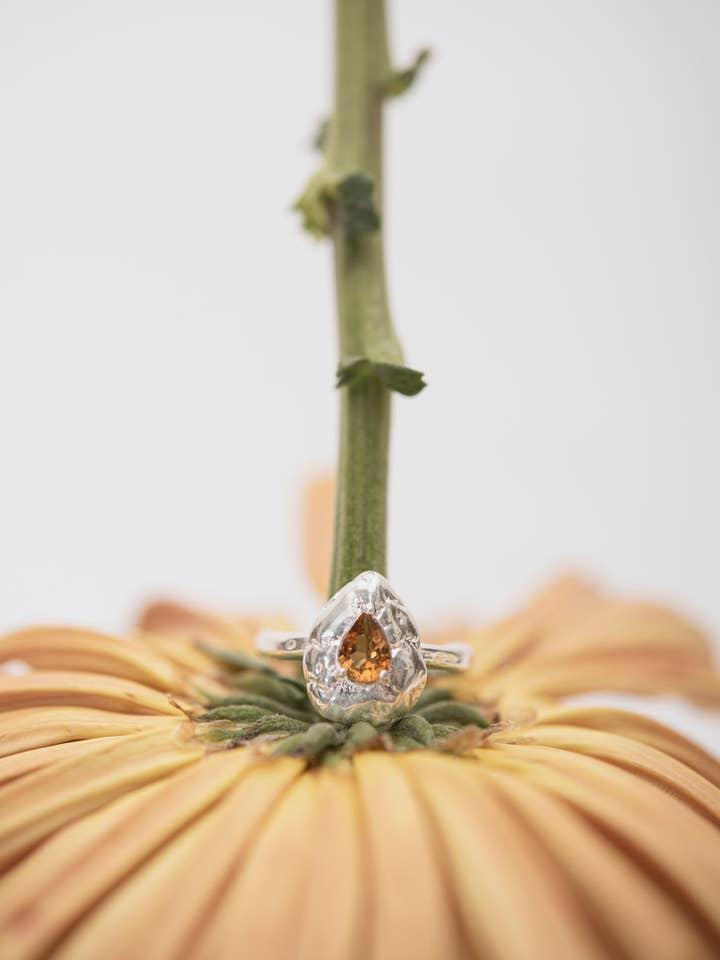 Karley Ring in Zilver voor wholesale door June and Valentina