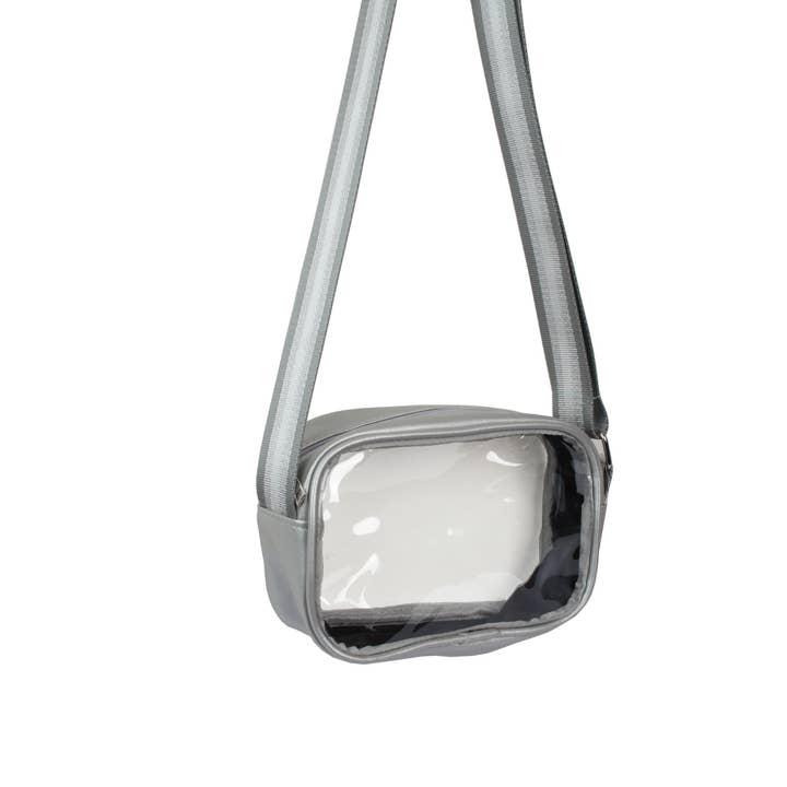 Sac à bandoulière transparent transparent pour femme pour la vente par Nima Accessories Inc