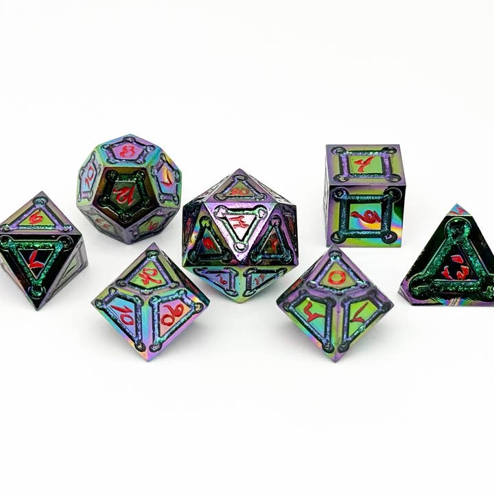 Norse Foundry - Wholesale Dice - Spell Circle Mystery Dice Set32