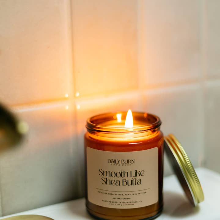 Daily Burn Candle Studio - Wholesale Jar/Filled Candle - Smooth Like Shea Butta