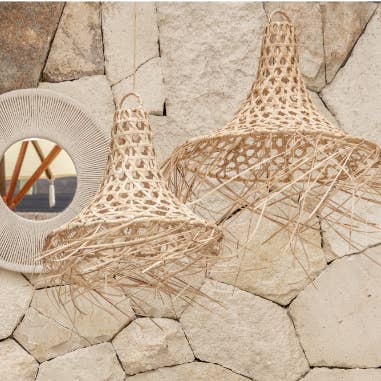 Village Thrive - Wholesale Chandelier/Hanging Light - Bukit Rattan Pendant