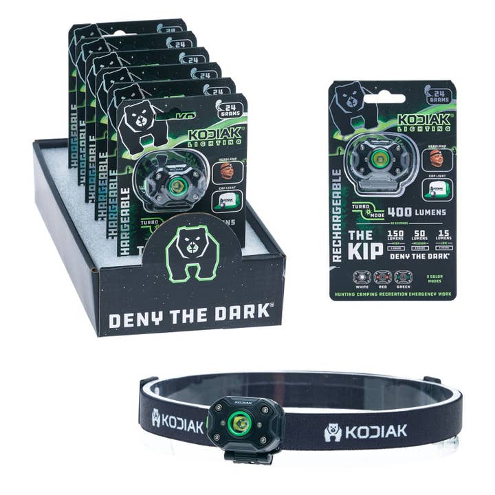 Kodiak® KIP® Rechargeable Micro Headlamp for wholesale by LitezAll