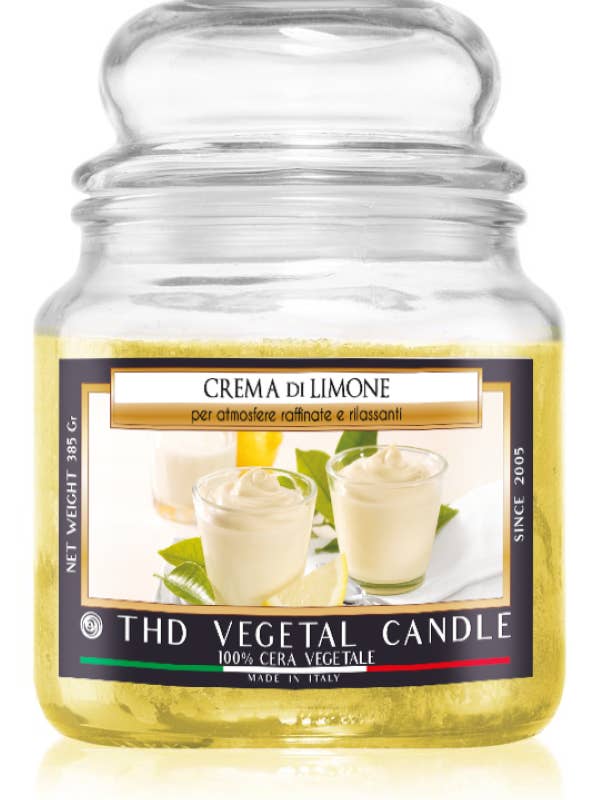 Bougie Végétale THD 385 gr Crème de Citron 6/60 pour la vente par Thd Tophouse